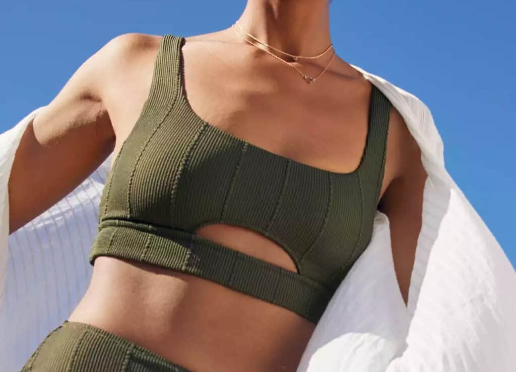 cut out bikini tops
