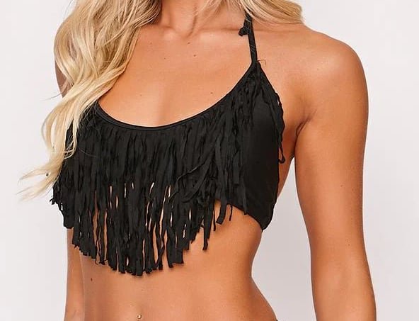 fringe bikini top