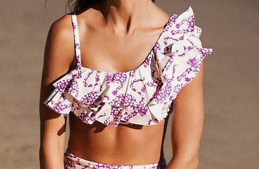 ruffle bikini top